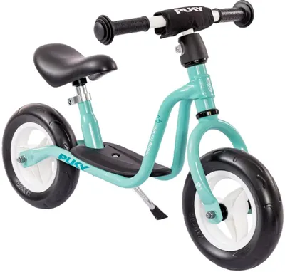 Bicicletă de echilibru Puky - LR M, cu suport pentru picioare, turcoaz