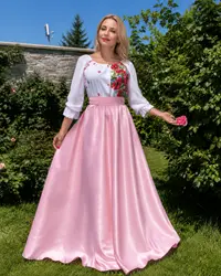 Rochie Traditionala stilizata cu maci 23