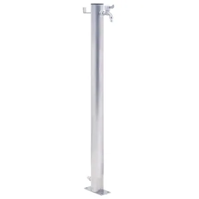 vidaXL Coloană de apă de grădină, 80 cm, oțel inoxidabil, rotund