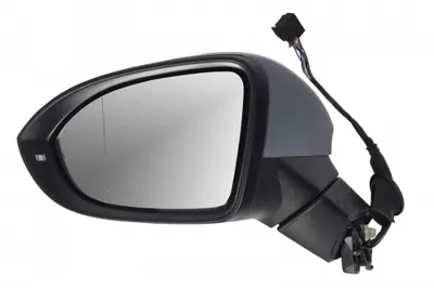 Oglinda stanga (electric, asferic, cu incalzire, grund, rabatare electrica, cu semnalizator) potrivit VW ID.3 09.19
