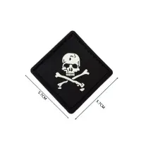 Velcro Patch 3D Dead Zone Skull - Default Title