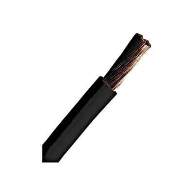 Conductor flexibil cu izolaţie din PVC H07V-K 2,5mm² negru
