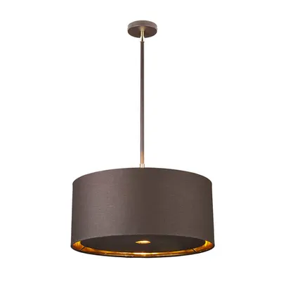 Lampa suspendata Balance 1 Light Pendant – Brown and Polished Brass
