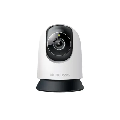Camera supraveghere interior smart PT WiFi Mercusys MC230, 5 MP, 4 mm, IR 12 m, 2.4 GHz, detectie AI, microfon si difuzor, auto-tracking, slot card