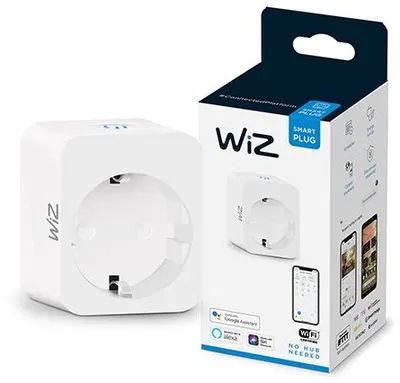 Priză inteligentă WiZ - Wireless, albă