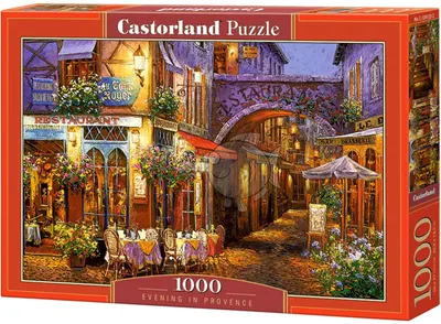 Puzzle Castorland din 1000 de piese - Seara in Provence, Viktor Shvaiko