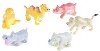 Set de figurine Rappa - Pui de animale sălbatice I, 6 buc. , 4-4.5 cm