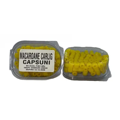 Macaroane Carlig, aroma de CAPSUNI GALBEN, 30 gr, Dual Fish