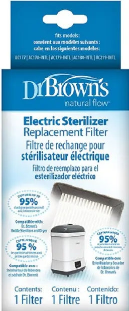Filtru de aer de rezervă Dr. Brown's - Pentru sterilizator și uscător