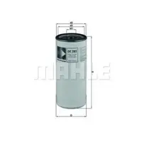 Filtru ulei MAHLE ORIGINAL OC 282