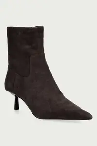Steve Madden botine pentru femei din piele întoarsă Rebella-S