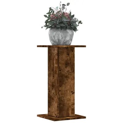 Gossi suporturi de plante 2 buc. stejar fumuriu 30x30x60 cm lemn