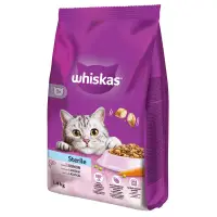 Whiskas Sterile hrana uscata cu somon pentru pisici adulte 1.4kg 1.4kg