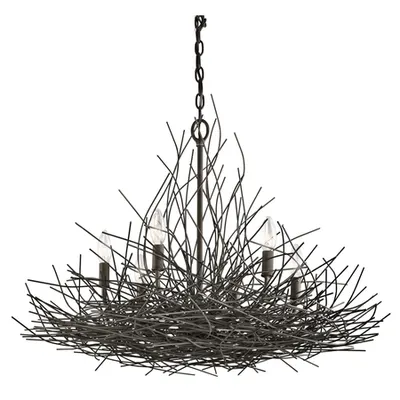 Corp de iluminat suspendat, lustra Organique 6 Light Chandelier