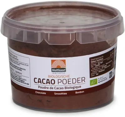 Organic Cacao Powder, 100 g, Mattisson Healthstyle