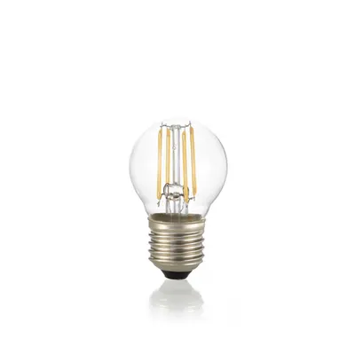 E27 sfera 4w 3000k cri90 trasp Trasparente
