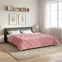 vidaXL Pilotă de vară 200 x 240 cm Vară Roz Respirabil