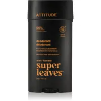 Attitude Super Leaves Men Deodorant deodorant fără aluminiu pentru bărbați Patchouli & Bourbon 75 g