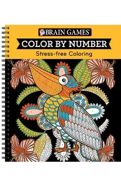 Brain Games - Color by Number: Stress-Free Coloring (Orange)