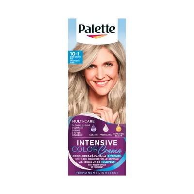 Vopsea de Par Permanenta Palette Intensive Color Creme C10 Blond Argintiu Artic, 110 ml