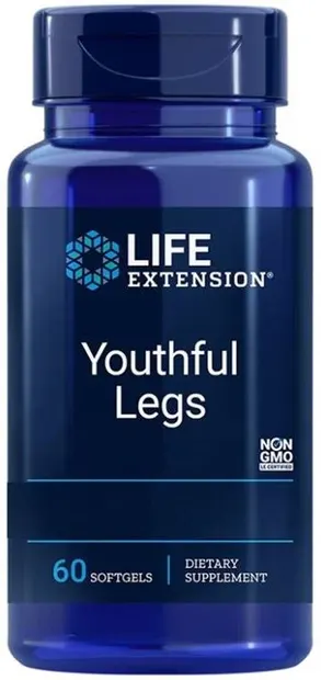Youthful Legs, 60 capsule gelatinoase moi, Life Extension