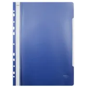 Dosar cu sina Noki 482011-140, plastic, albastru inchis, multiperforatii pentru arhivare, colturi rotunjite, set 25 buc