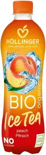 Ceai rece organic cu piersici, 500 ml, Hollinger