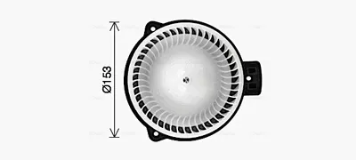 Ventilator habitaclu potrivit HONDA CITY V, JAZZ III 1.2-1.4 07.08