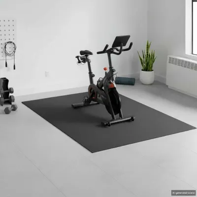 vidaXL Saltea de Protecție Sport Negru 213 x 152 x 0,6 cm