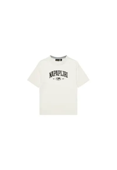 Tricou pentru baieti NP0A891F2061 - Bumbac - Ecru - Ecru
