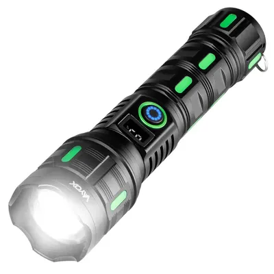 Lanternă reîncărcabilă Vayox VA0365 USB-C ZOOM powerbank 1200lm