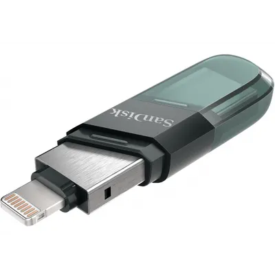 Memorie Externa USB-A 3.1 / Lightning SanDisk iXpand Flip, 64Gb SDIX90N-064G-GN6NN