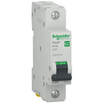 Siguranta automata Easy9 1P 20A 4500A curba C Schneider EZ9F32120