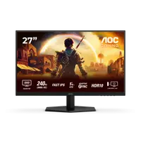 Monitor Consumer AOC Q27G42ZE, 27", 2560 x 1440 pixeli, Black, Red, 3 ani Garantie
