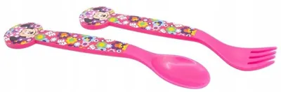 Set de tacâmuri pentru copii Stor - Disney Minnie, 2 buc, roz