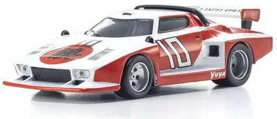 Model colecționabil KYOSHO Contemporary: Automobile - Lancia Stratos GR.5, White/Red, Circuit Wolf (Blister Packaging)