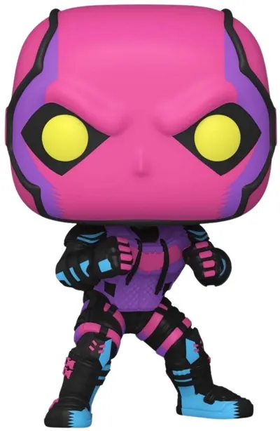 Figurină Funko POP!: Cavalerii din Gotham - Red Hood (Blacklight) (Ediție specială) #891