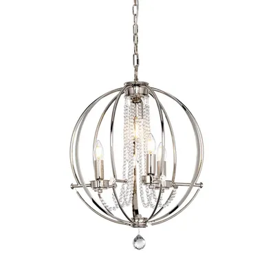 Corp de iluminat suspendat, lustra Cassie 4 Light Chandelier