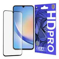 Folie de protectie Ecran Lito HD Pro Clear pentru Samsung Galaxy A34 A346, Sticla Securizata, Full Glue, Neagra