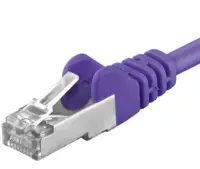 Cablu de retea RJ45 cat 6A SFTP 0.5m Mov, sp6asftp005V