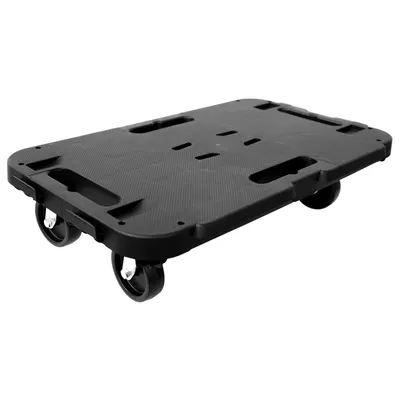 vidaXL Cărucior de transport, negru, 300 kg, polipropilenă