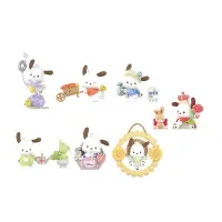 Figurina surpriza MINISO, seria Pochacco Flower & Early Youth Series Blind Box Figure Model