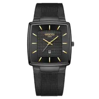 Ceas barbatesc de mana Nibosi Elegant Casual Analog Quartz Fashion Negru