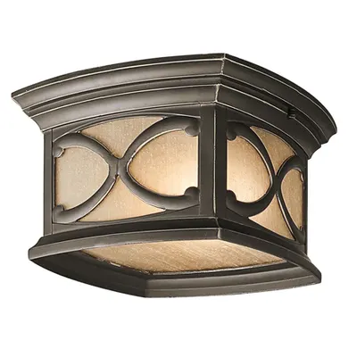 Corp de iluminat decorativ pentru exterior, Franceasi 2 Light Flush Mount