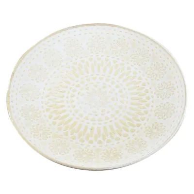 Platou decorativ din lemn, rotund 29 cm