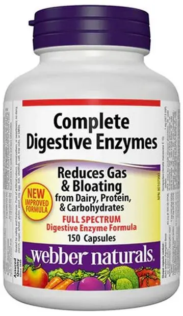 Complete Digestive Enzymes, 150 capsule, Webber Naturals