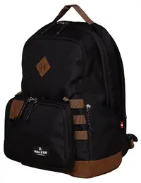 Ghiozdan școlar Walker Pure Duo - Negru