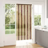 vidaXL Perdea pentru insecte din chenille Maro și Bej 90 x 200 cm