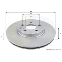 Disc frana COMLINE ADC1237V
