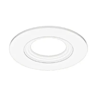 Downlight rama incastrare 90, Ral 9016 alb,rotund